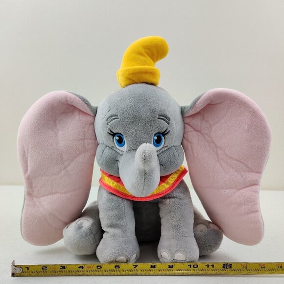 Disney Store Dumbo Elephant 10" Soft Plush Stuffed Animal Plush Toy - Picture 8 of 9